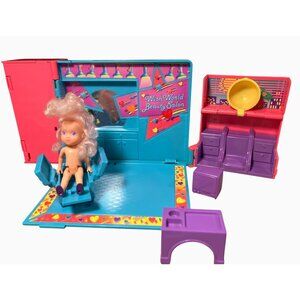 Vintage Wish World Beauty Salon Playset 1988 Collectible Toy With Doll